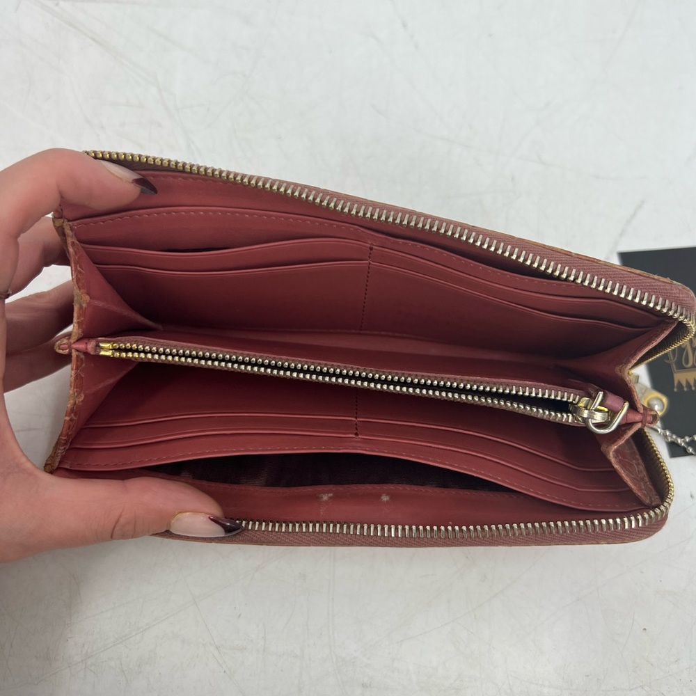 Miu Miu Croc Embossed Zip Wallet - image 7